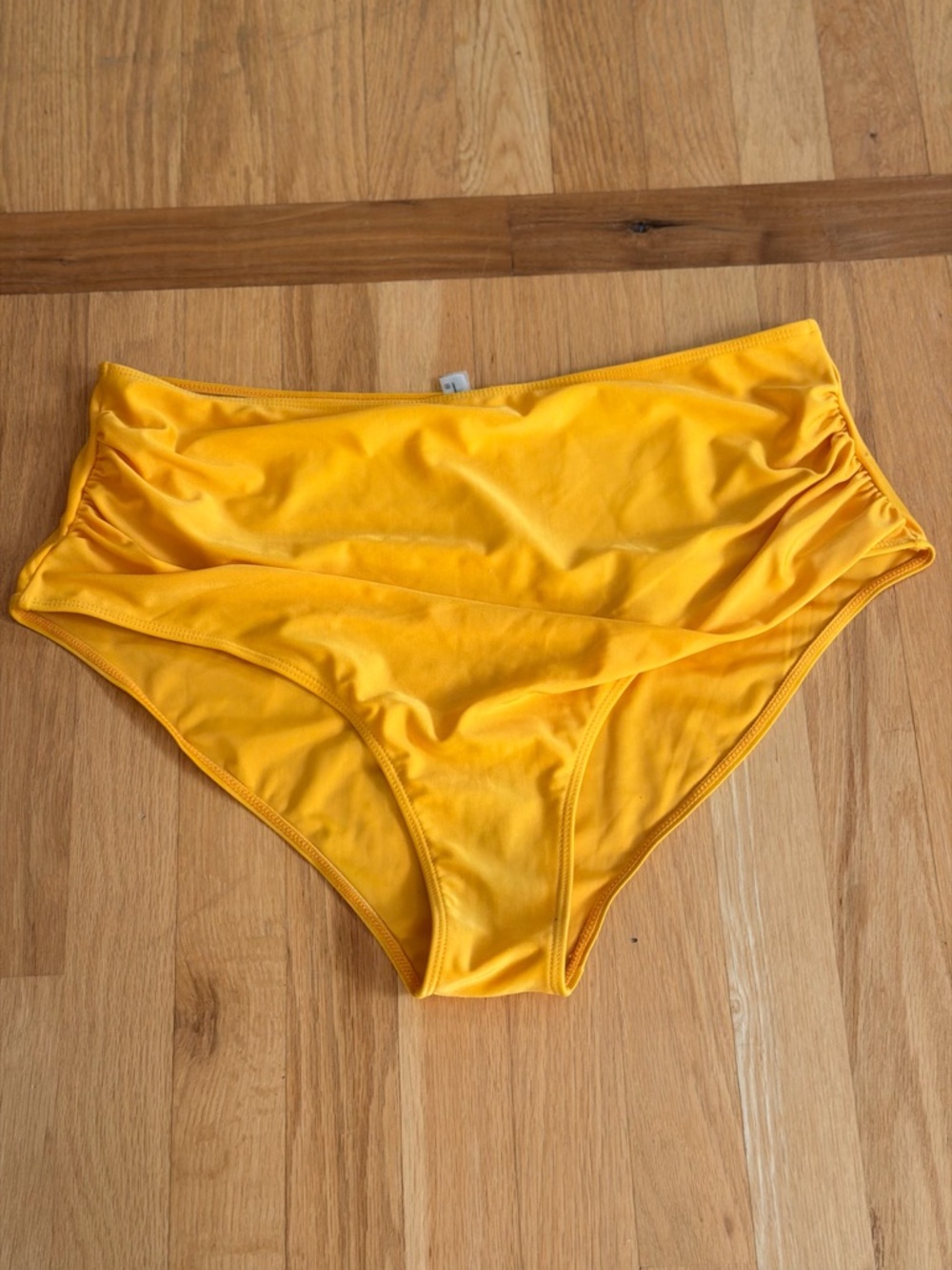 Ladies Size 2XL 16 "Rosegal" Vibrant Yellow High-Waist Swim Bottoms GUC ❤️